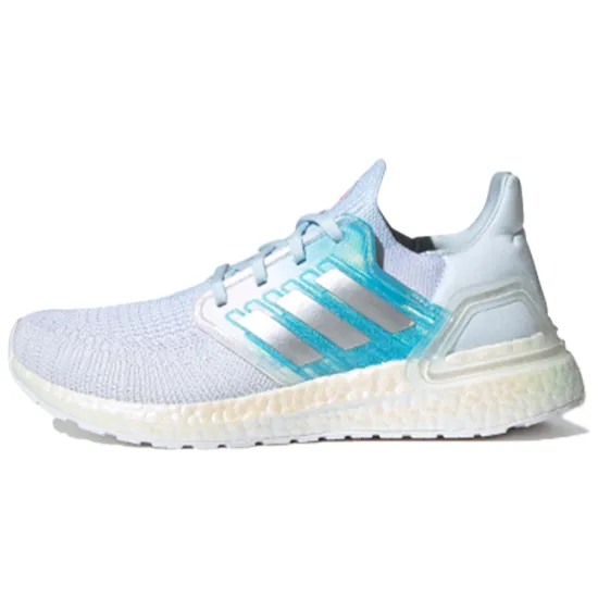 adidas Ultra Boost 20 Blue Silver Women's