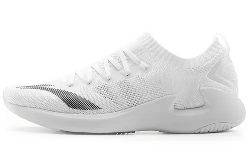 Li Ning Non slip Lightweight Low top Running Shoes Unisex White