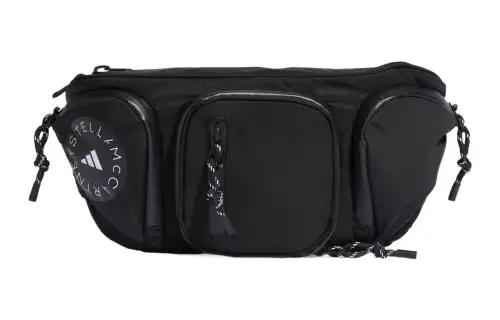 Adidas Stella McCartney Collaboration Athleisure Polyester One Shoulder Crossbody Fanny Pack Regular Women's
