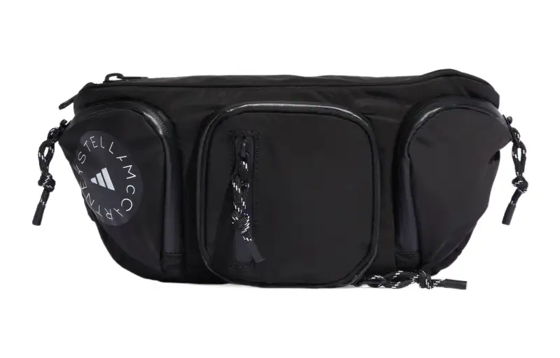 Adidas Stella McCartney Collaboration Athleisure Polyester One Shoulder Crossbody Fanny Pack Regular Women's