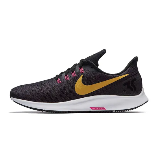 Nike Air Zoom Pegasus 35 Running Shoes Women's Low-top Black/Pink