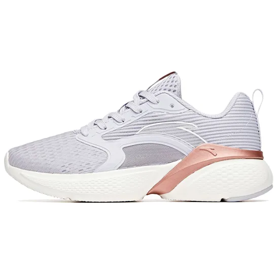 ANTA Running Collection Running Shoes Women's Low-Top Light Purple Gray