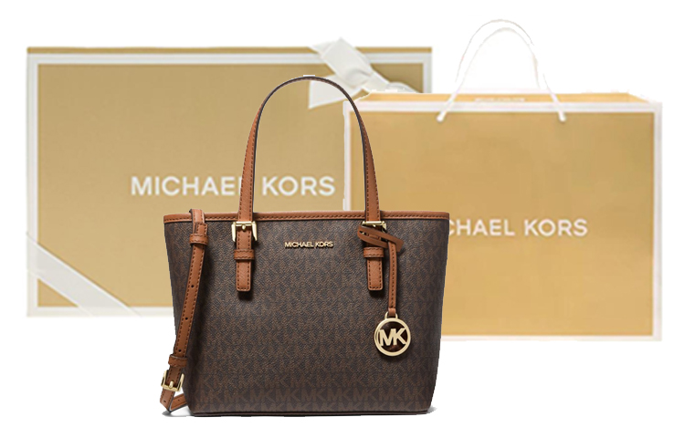 MICHAEL KORS  MK Jet Set Logo  Tote