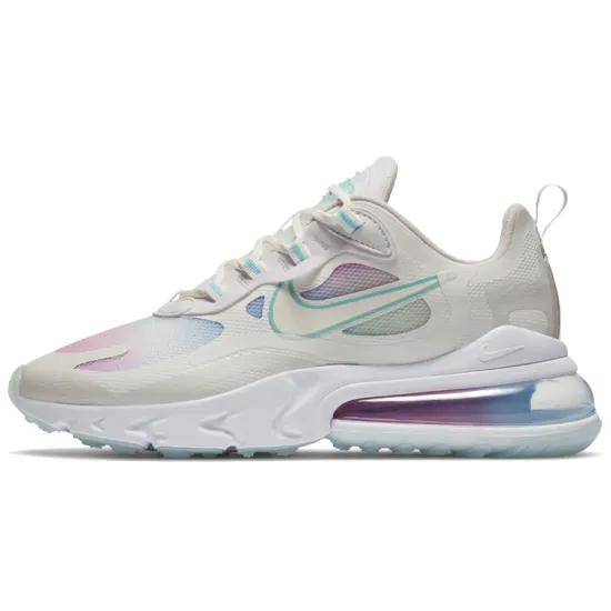 Nike Air Max 270 React Summit White Bleached Aqua Women's