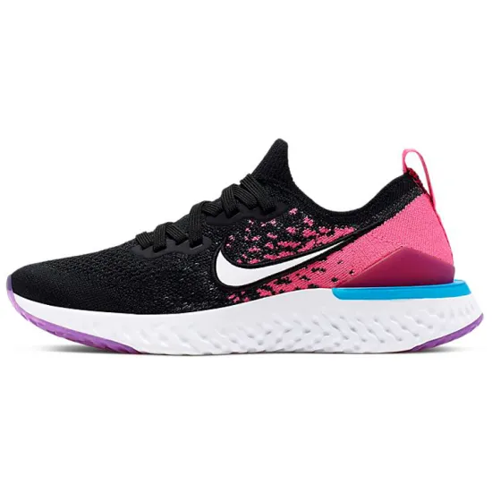 Nike Epic Flyknit 2 Black Vivid Purple GS