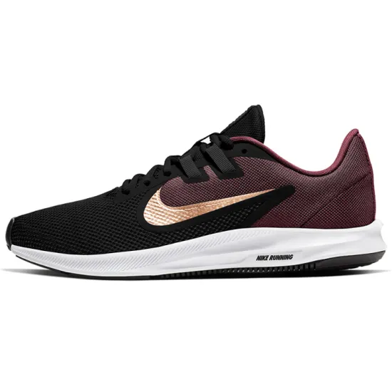 Nike Downshifter 9 Night Maroon Metallic Silver Women's