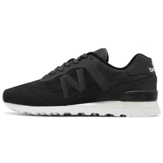 New Balance 574 'Black White Sole'