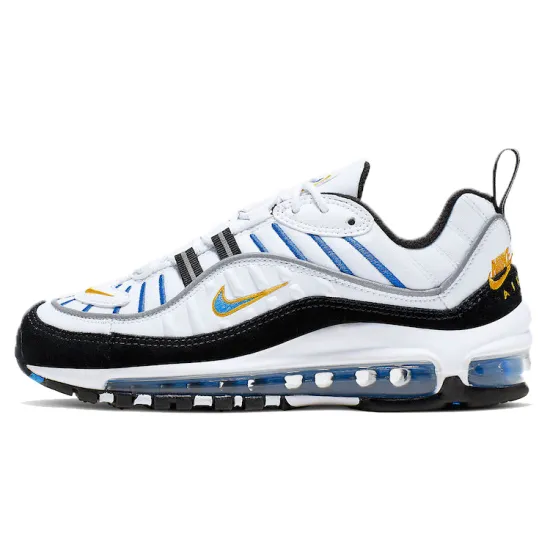 Nike Air Max 98 Running Shoes Women's Low-top University Blue/Black/White