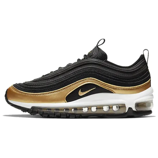 Nike Air Max 97 Black Metallic Gold GS