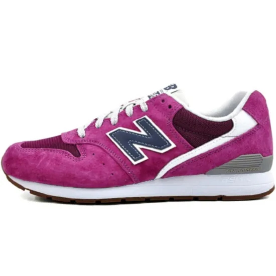 New Balance NB 996 Cushioning Lightweight Low-Top Marathon Running Shoes Men's Purple D-Width