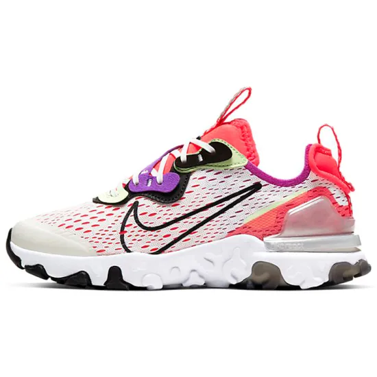 Nike React Vision Barely Volt Laser Crimson GS