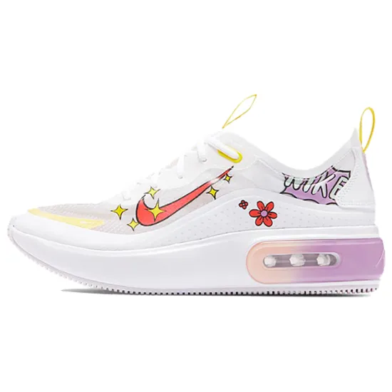 Nike Air Max Dia Running Shoes Women's Low-top White/Yellow