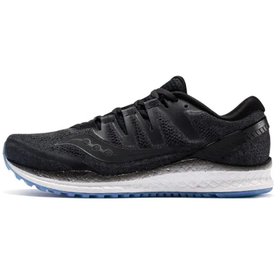 Saucony Freedom ISO2 Cushioning Lightweight Low Top Running Shoes Men's Black