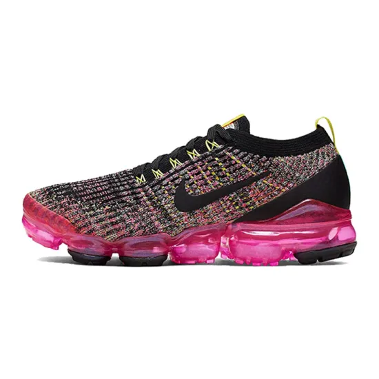 Nike Air VaporMax Flyknit 3 Black Pink Blast Women's
