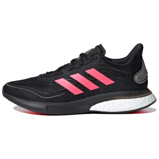 Adidas Supernova Running Shoes Women's Low-top Pink/Black