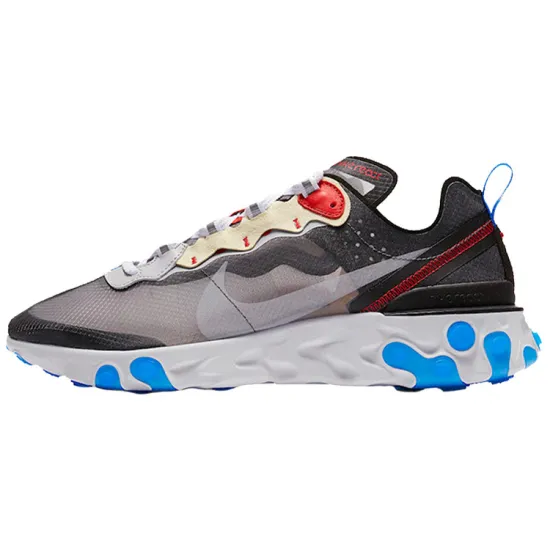 Nike React Element 87 Dark Grey Photo Blue