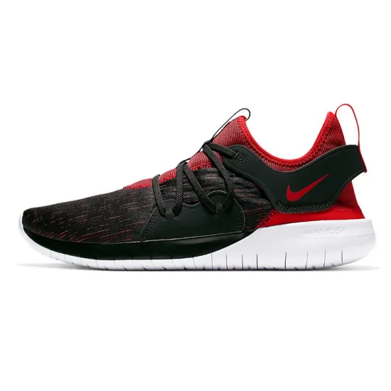 Nike Flex Contact 3 Running Shoes Men Low-top Black/White/College Red