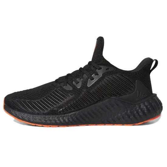 Adidas Alphaboost Running Shoes Unisex Low-top Black