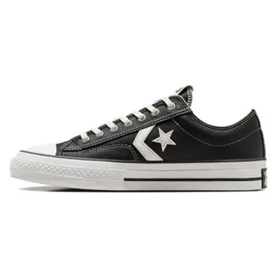 Converse Star Player 76 Fall Leather Black White