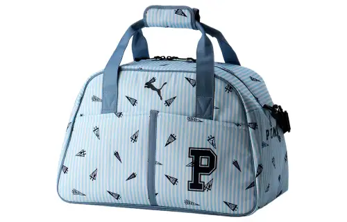 PUMA Polyester Boston Bag, Handbag, Shoulder Bag, Crossbody Bag, Travel Bag Regular Unisex Blue