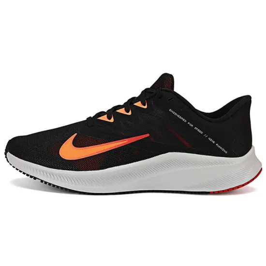 Nike Quest 3 Running Shoes Men Low-top Black/Orange