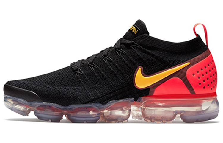 Nike Vapormax Black Laser Orange Total Crimson