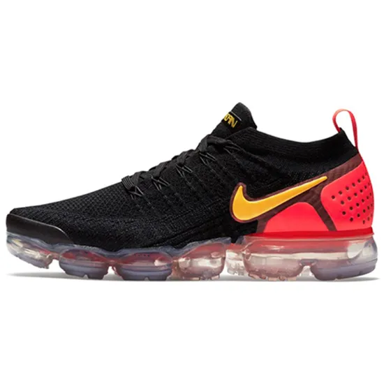 Nike Air VaporMax 2 Black Laser Orange Total Crimson