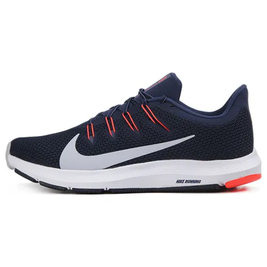 Nike Quest 2 Running Shoes Men Low-top Gray Two/Arctic Night F23/Lucid Lemon F23