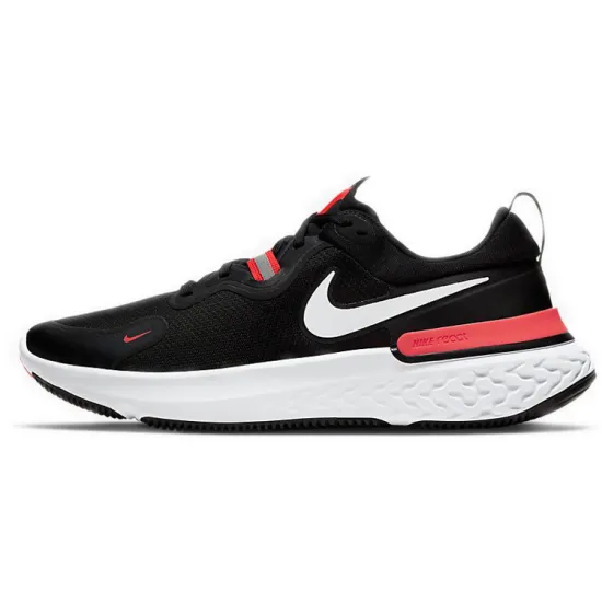 Nike React Miler Black Laser Crimson