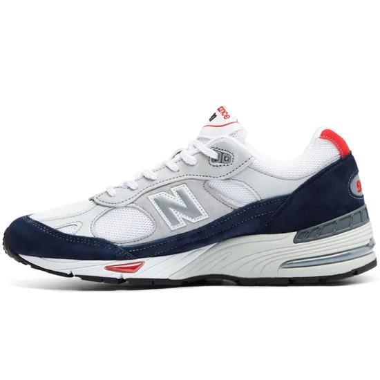 New Balance 991 Grey Navy Red