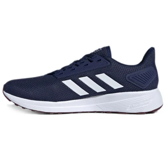 Adidas Duramo 9 Running Shoes Men Low-top White/Royal Blue/Fern Green