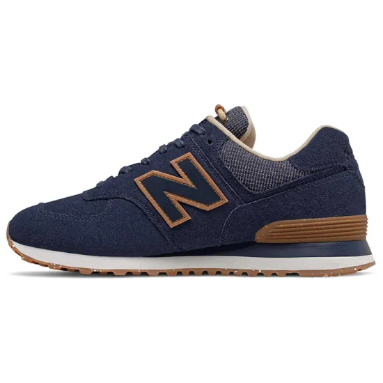 New Balance NB 574 Running Shoes Unisex Low-top Navy Blue