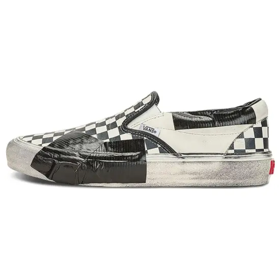 Vans Classic Slip On Vlt Lx Lux Duct Tape Checkerboard