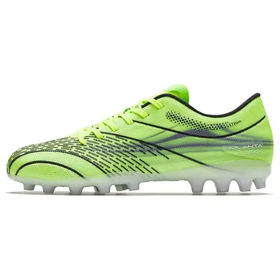 ANTA Soccer Shoes Men Low-Top Green Black