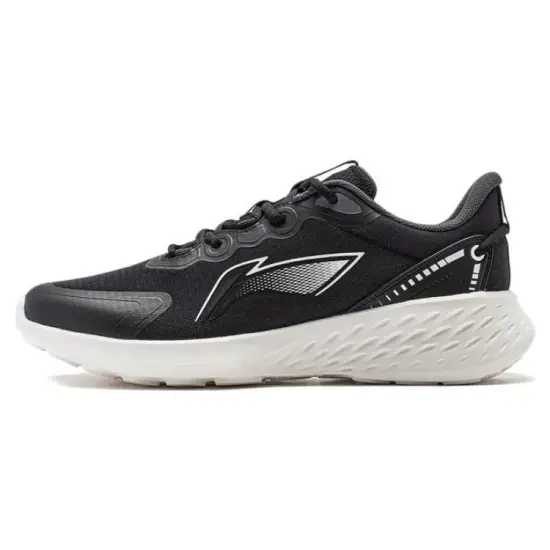 LINING Soft Series Running Shoes Men Low-Top Black/White