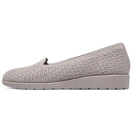 Skechers Modern Comfort Anti-Slip Wear-Resistant Low-Top Casual Shoes Women's Light Gray