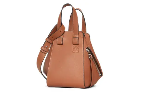 LOEWE Hammock Cow Leather Shoulder Bag, Crossbody Bag, Handbag Regular Women's Brown