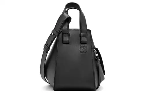 LOEWE Hammock Cow Leather Shoulder Bag, Crossbody Bag, Handbag Regular Women's Black