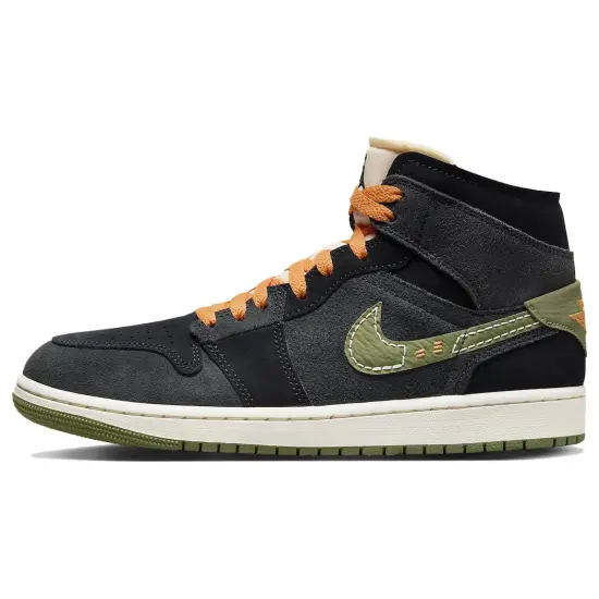 Jordan 1 Mid SE Craft Anthracite Light Olive