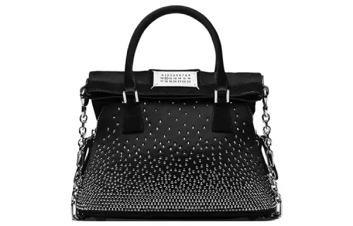 Maison Margiela Cow Leather Shoulder Bag, Crossbody Bag, Handbag Regular Women's Black