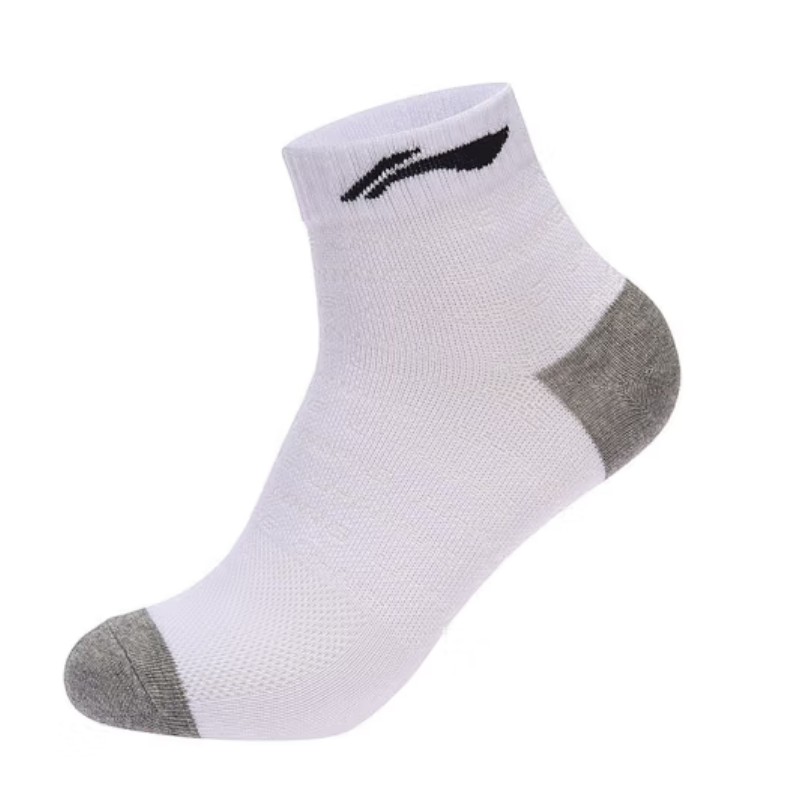 Li Ning Badminton Equipment Black White Gray Cotton, Polyamide Unisex One Size