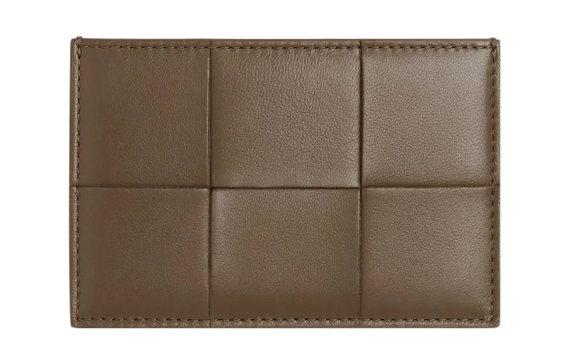 Bottega Veneta Sheepskin Card Holder Women's Taupe