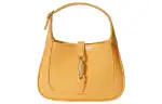 GUCCI Jackie 1961 Leather Crescent Shoulder Bag Shoulder Bag, Crossbody Bag Mini Women's Yellow