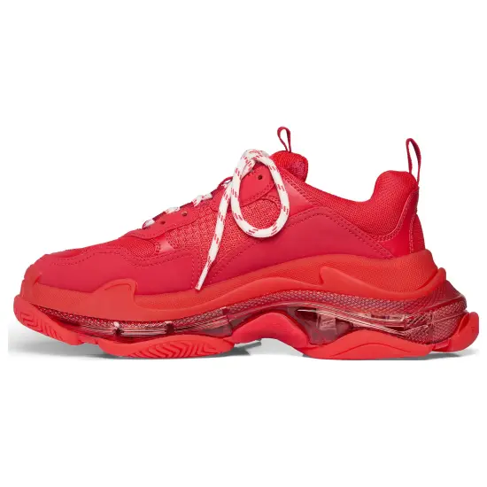 Balenciaga Triple S Sneaker 'Clear Sole - Red White Laces'
