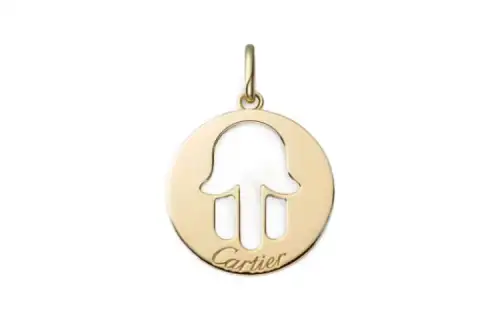 CARTIER Cartier SYMBOL jellyfish shape 18K gold pendant men and women same style couple model gold
