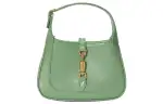 GUCCI Jackie 1961 Leather Crescent Shoulder Bag Shoulder Bag, Crossbody Bag Women's Light Green