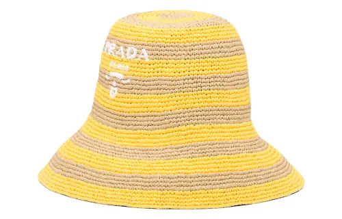 PRADA Bucket Hats Women's Yellow