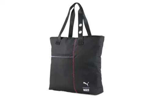 PUMA THE RAGGED PREST Collaboration Polyester Tote Bag, Shopping Bag, Handbag Regular Women's Black