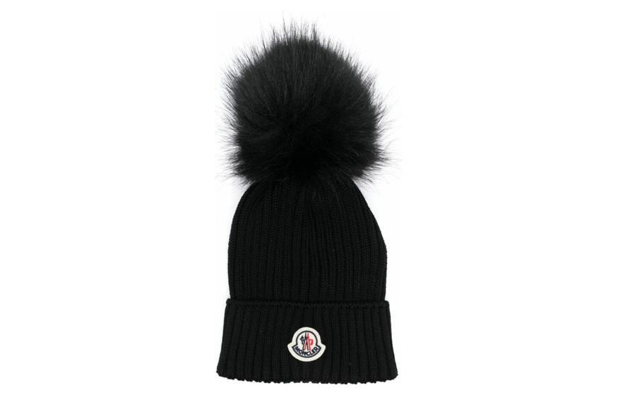 Детская шапка Moncler (черный)