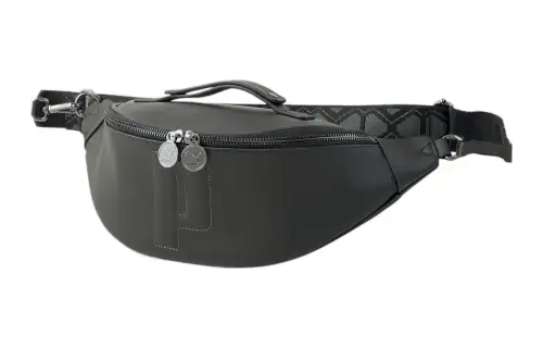 PUMA Nylon One Shoulder Crossbody Fanny Pack Women's Black